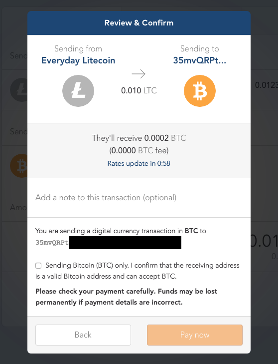 litecoin address bitcoin address